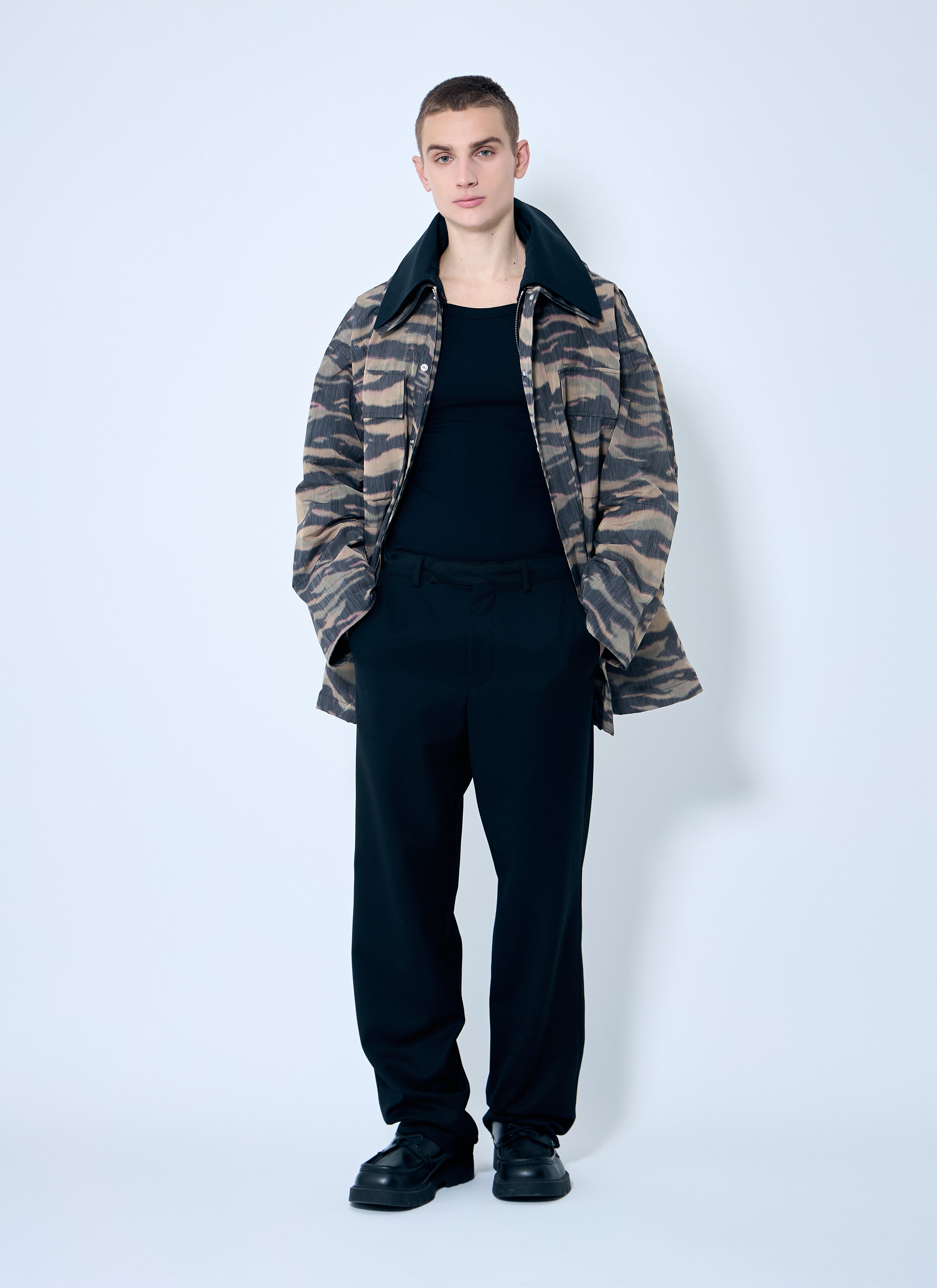 Jil Sander Men's Field Jacket silk camo