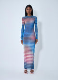 Jean Paul Gaultier Ladies Air Mesh Maxi Dress JPG stretch Small