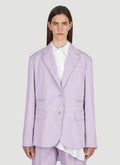 JW Anderson ladies Deconstructed Blazer lavender jacket