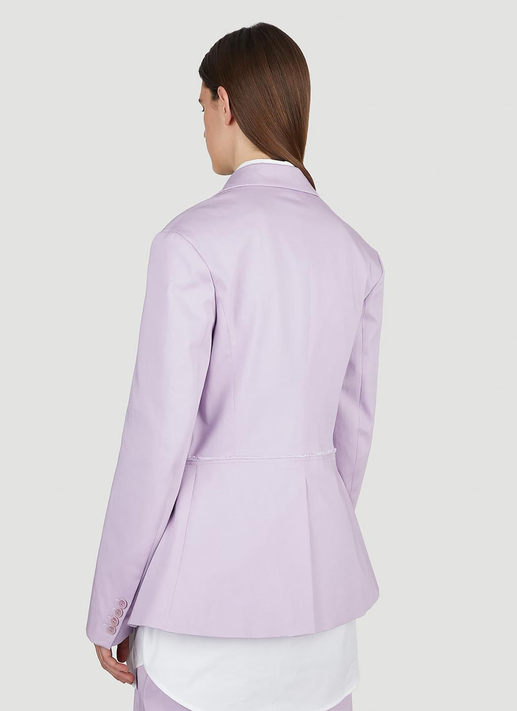 JW Anderson ladies Deconstructed Blazer lavender jacket
