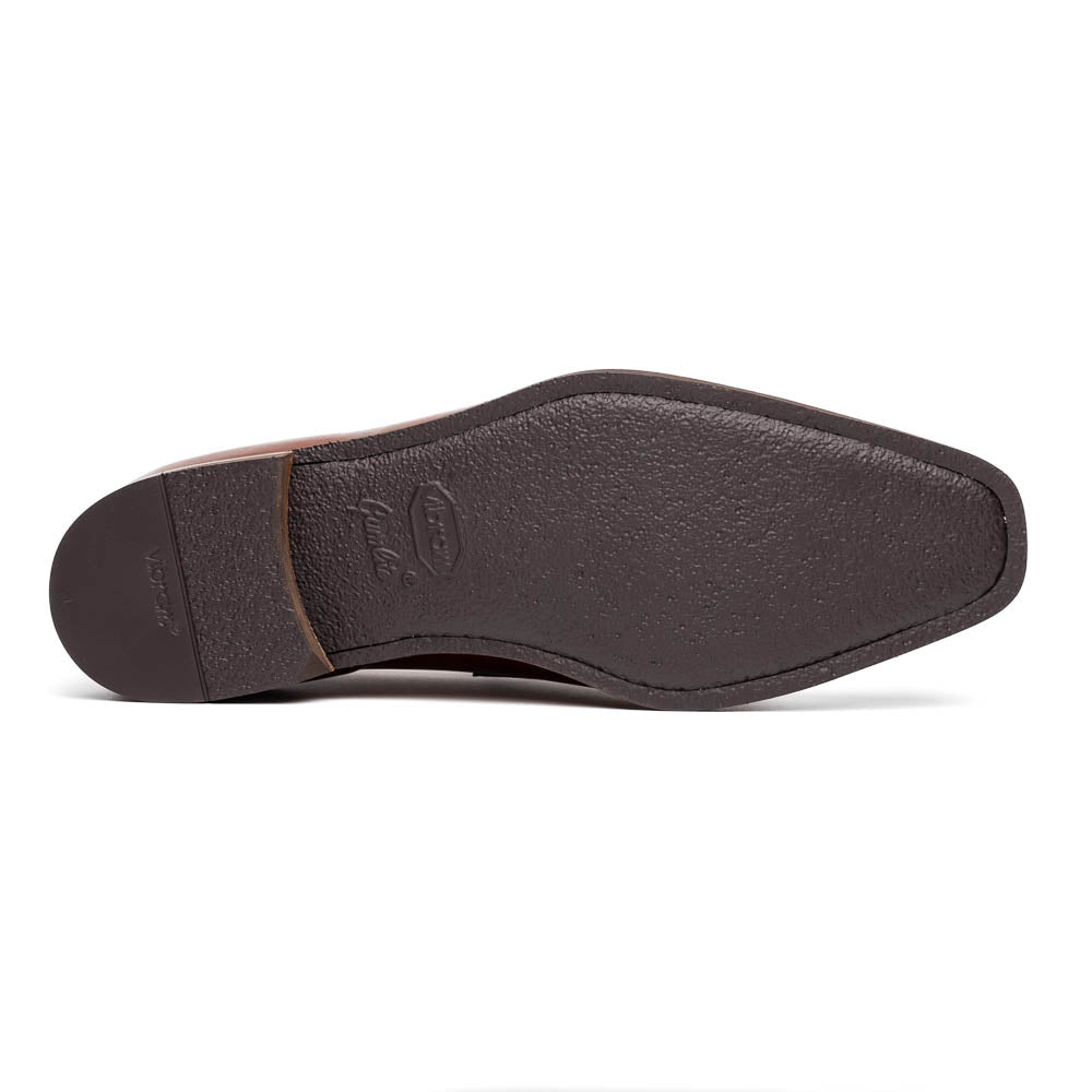 15-733-CGN Lago Italian Calfskin Slip On Loafer Cognac Zelli men's