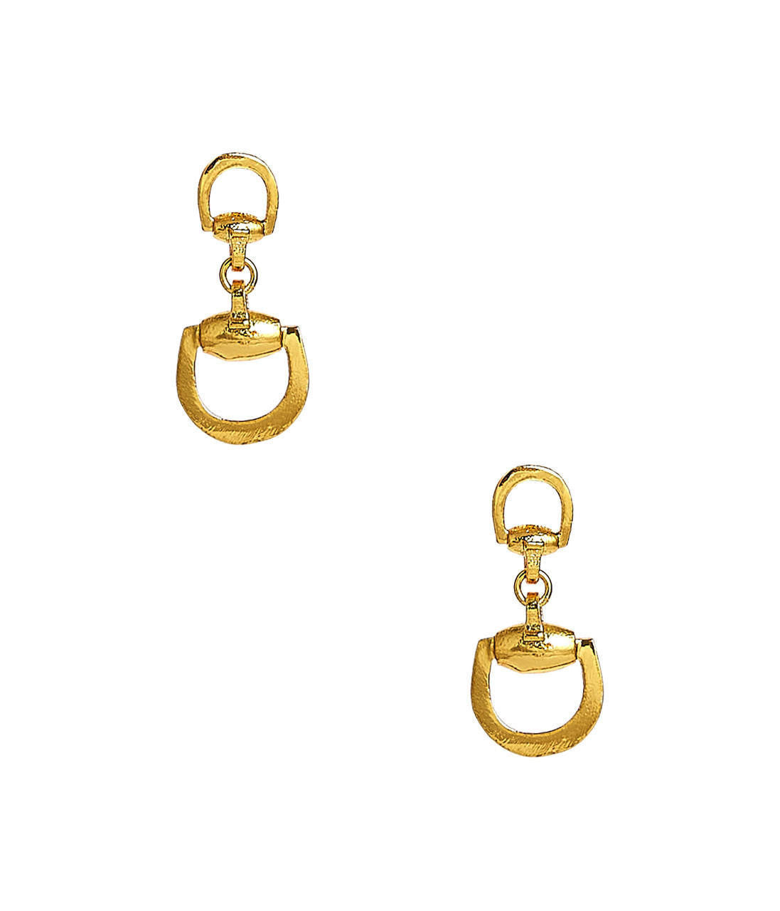 Mini Horsebit - Gold Earrings snaffle equestrian