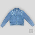 Louis Vuitton Denim Trucker Jacket denim blue jean men's unisex 52