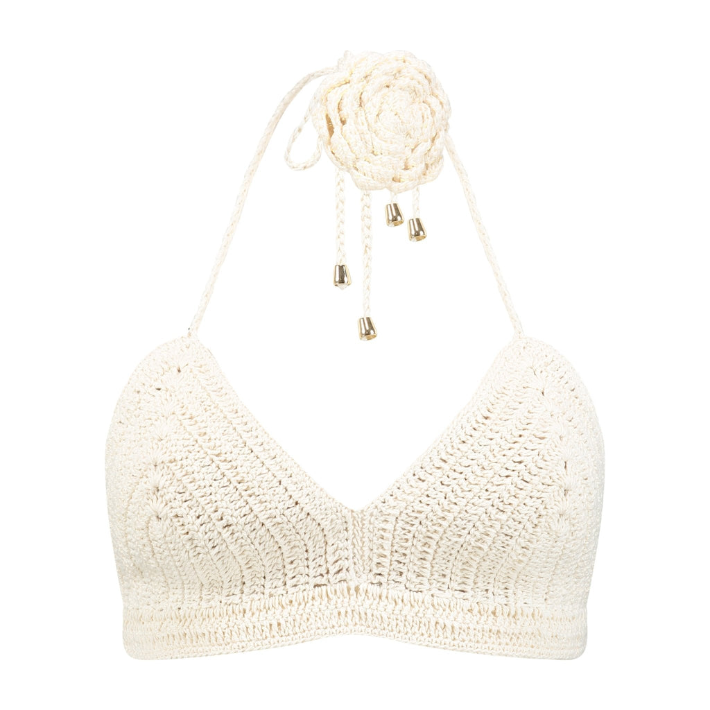 LOVE & ROSES SKIRT long hand-crochet swimsuit coverup skirt
