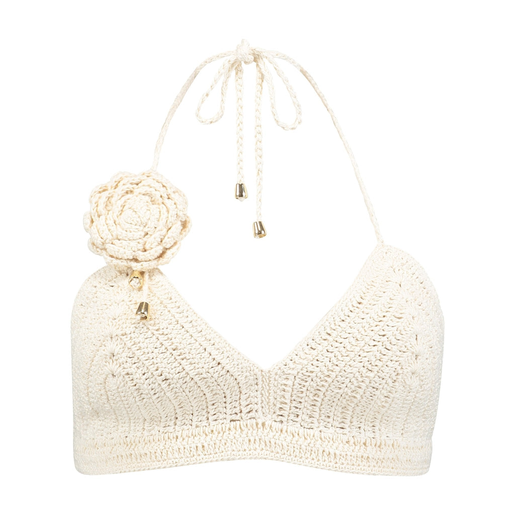LOVE & ROSES SKIRT long hand-crochet swimsuit coverup skirt