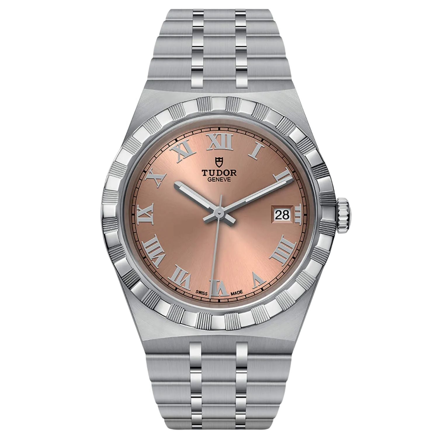Tudor Ladies Royal Watch Silver Brown Designer Luxury