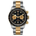Tudor Men's Black Bay watch gold silver 2-tone water resistant