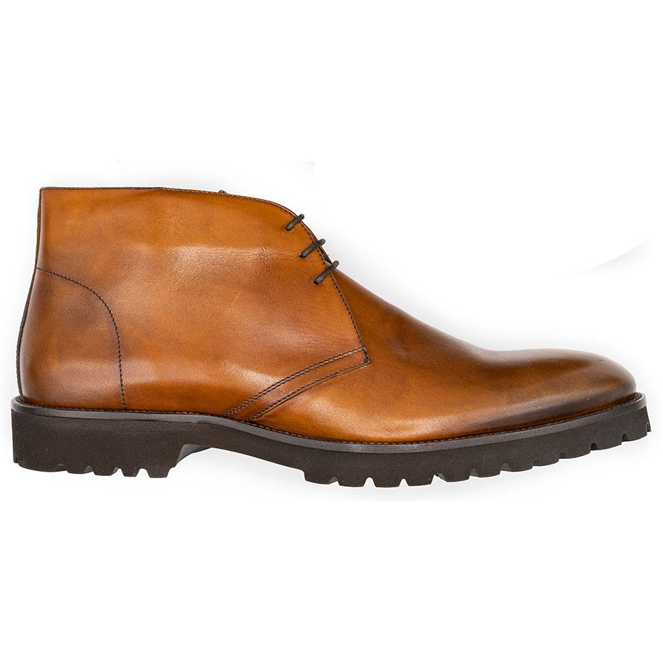 45-560-SCH MARCO Burnished Baby Calfskin Chukka Boot Italy men's casual