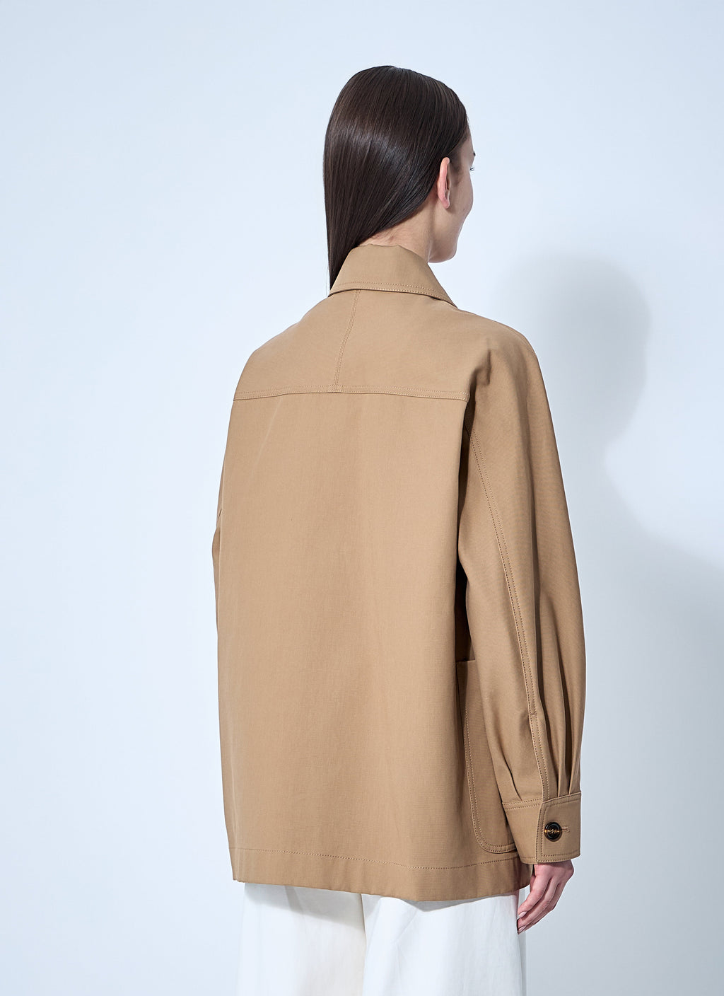 Max Mara Ladies Moneta Jacket Car Coat Italy Tan