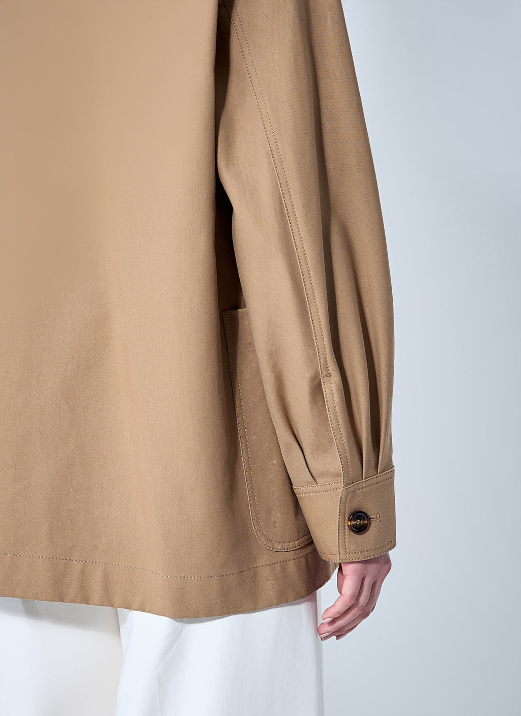 Max Mara Ladies Moneta Jacket Car Coat Italy Tan