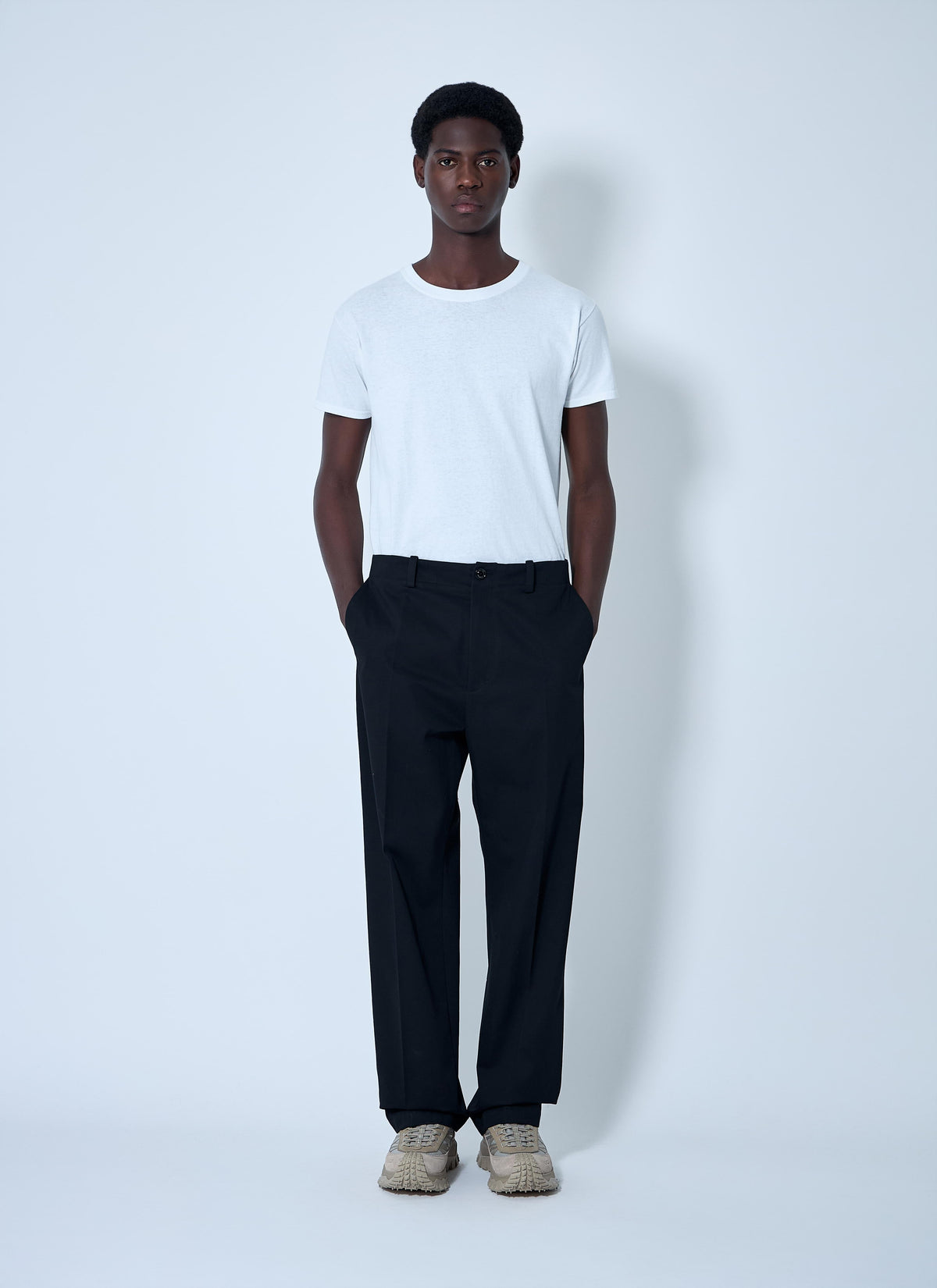 Moncler X Frgmt Hiroshi Fujiwara Men's Logo Print Pants