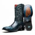 MARCO di MILANO Missouri Black / Blue boots python men's