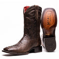Marco di Milano genuine python skin boots Missouri Brown men's