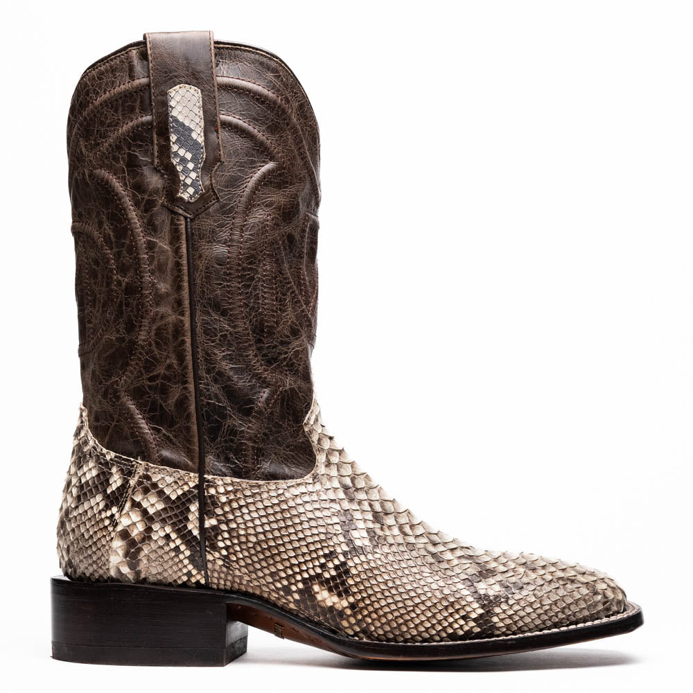Marco Di Milano Missouri men's Natural python snake skin boots