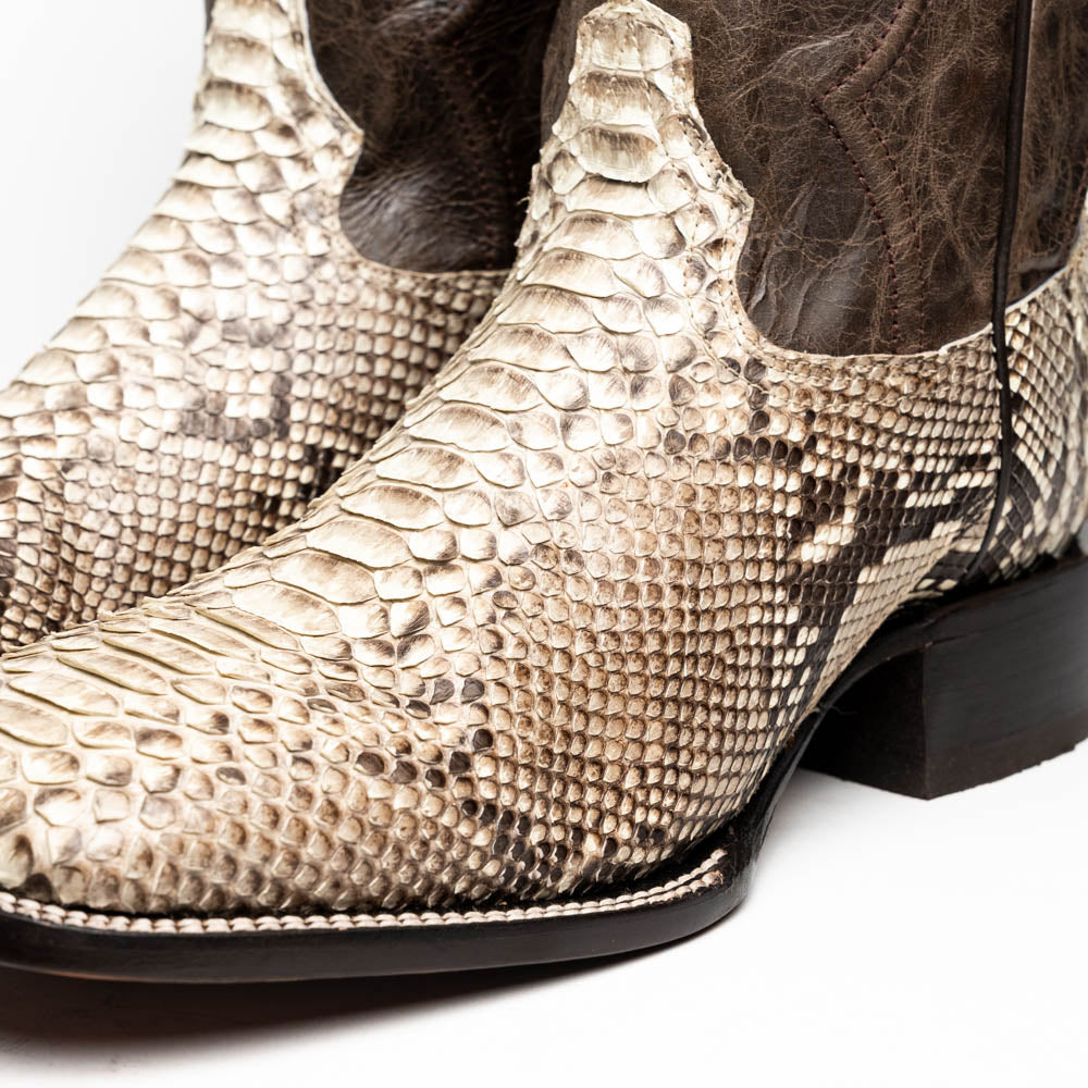 Marco Di Milano Missouri men's Natural python snake skin boots