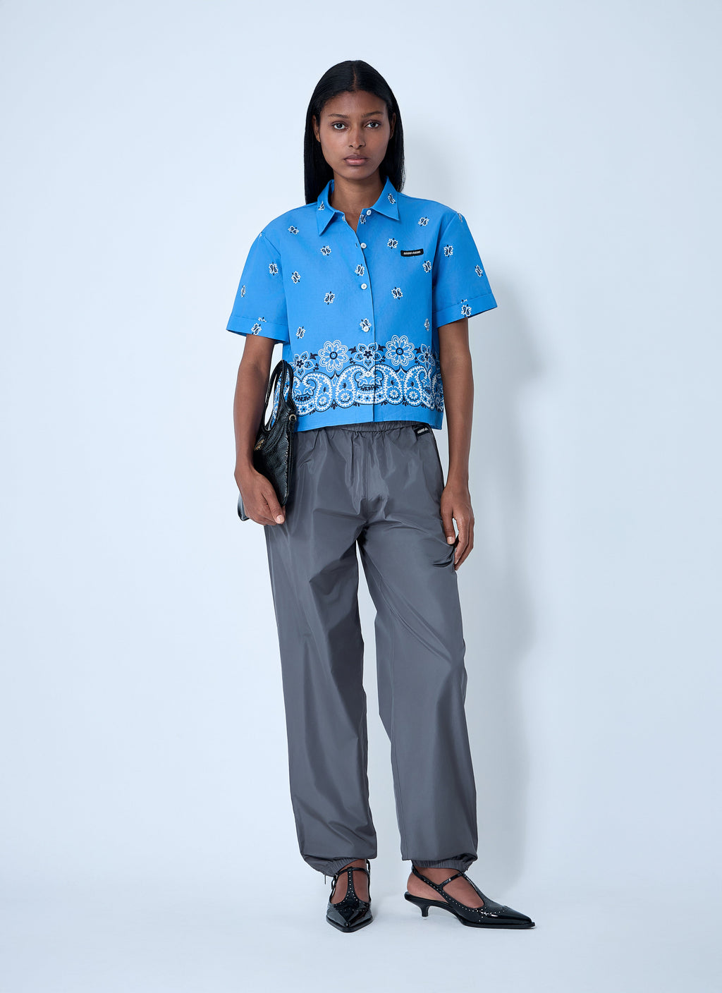 Miu Miu ladies Bandana Shirt top blouse casual