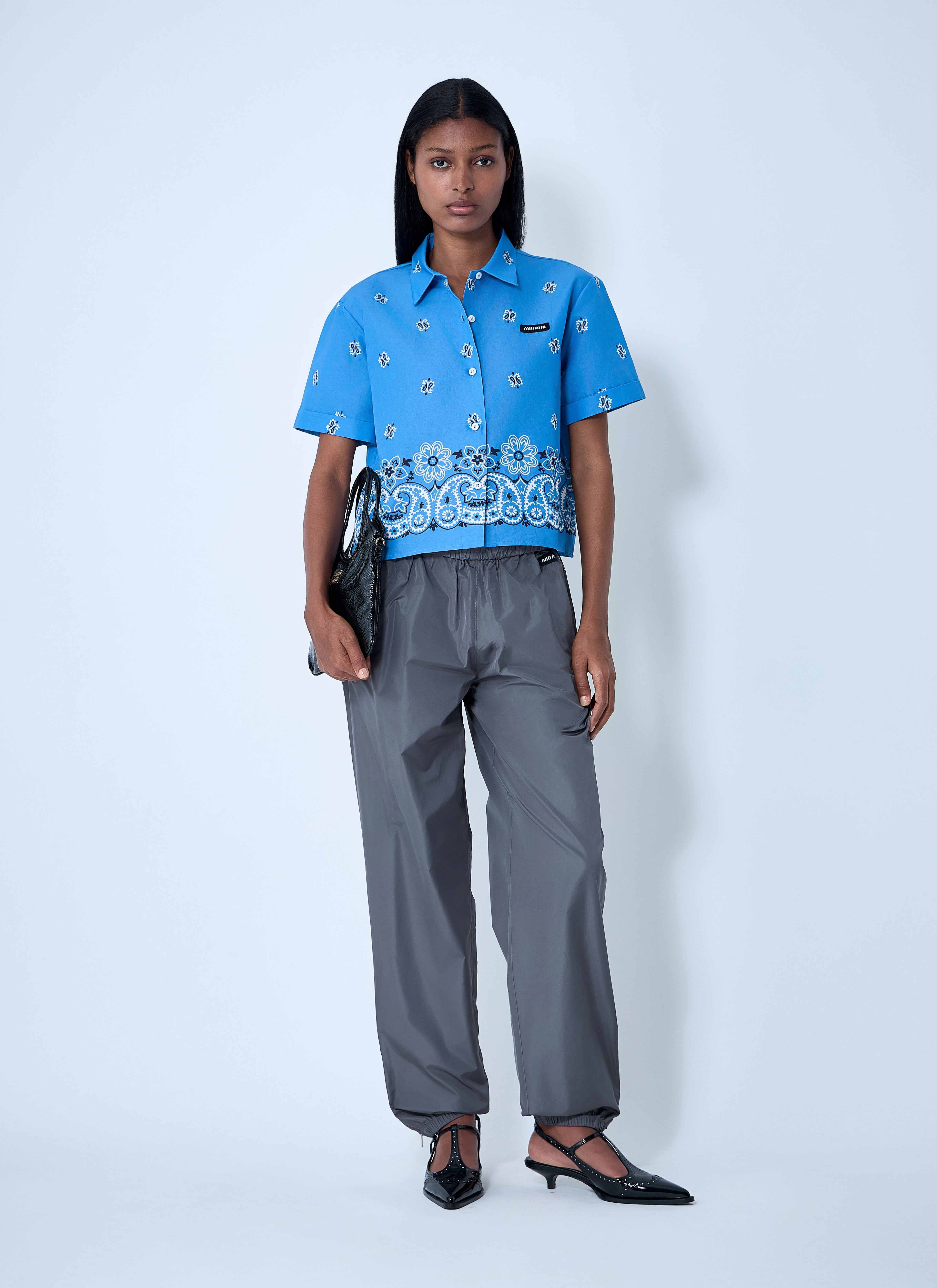 Miu Miu ladies Bandana Shirt top blouse casual