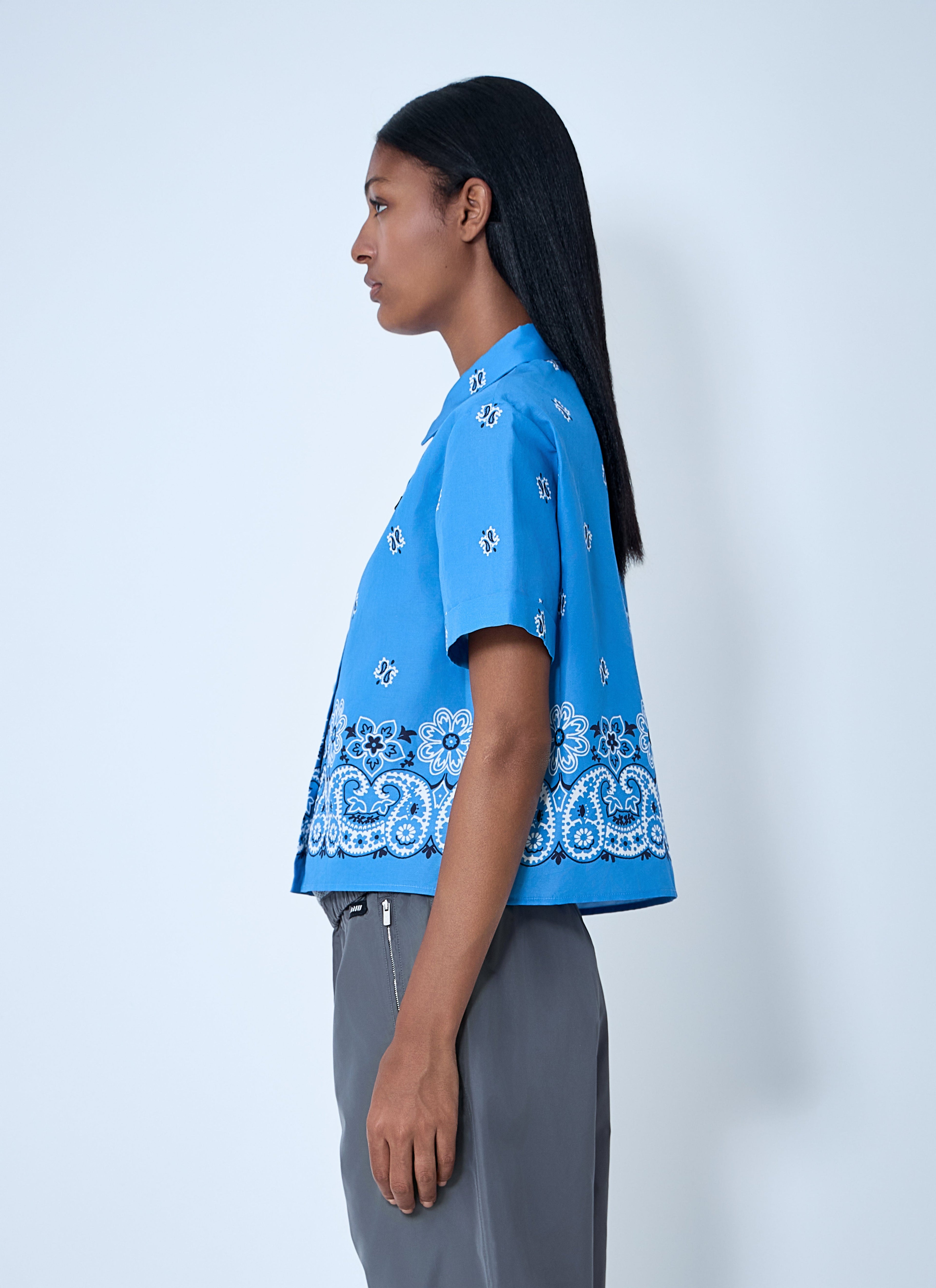 Miu Miu ladies Bandana Shirt top blouse casual