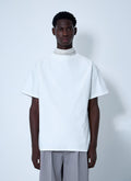 Maison Margiela Men's Short Sleeve T-Shirt Tee White cotton