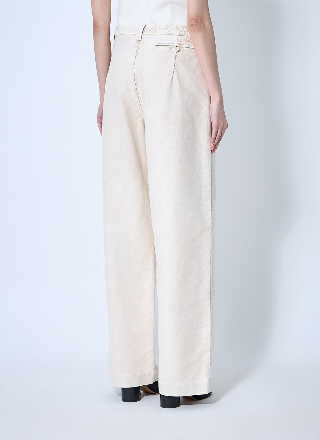 Maison Margiela ladies Wide Leg Pants trousers slacks cream