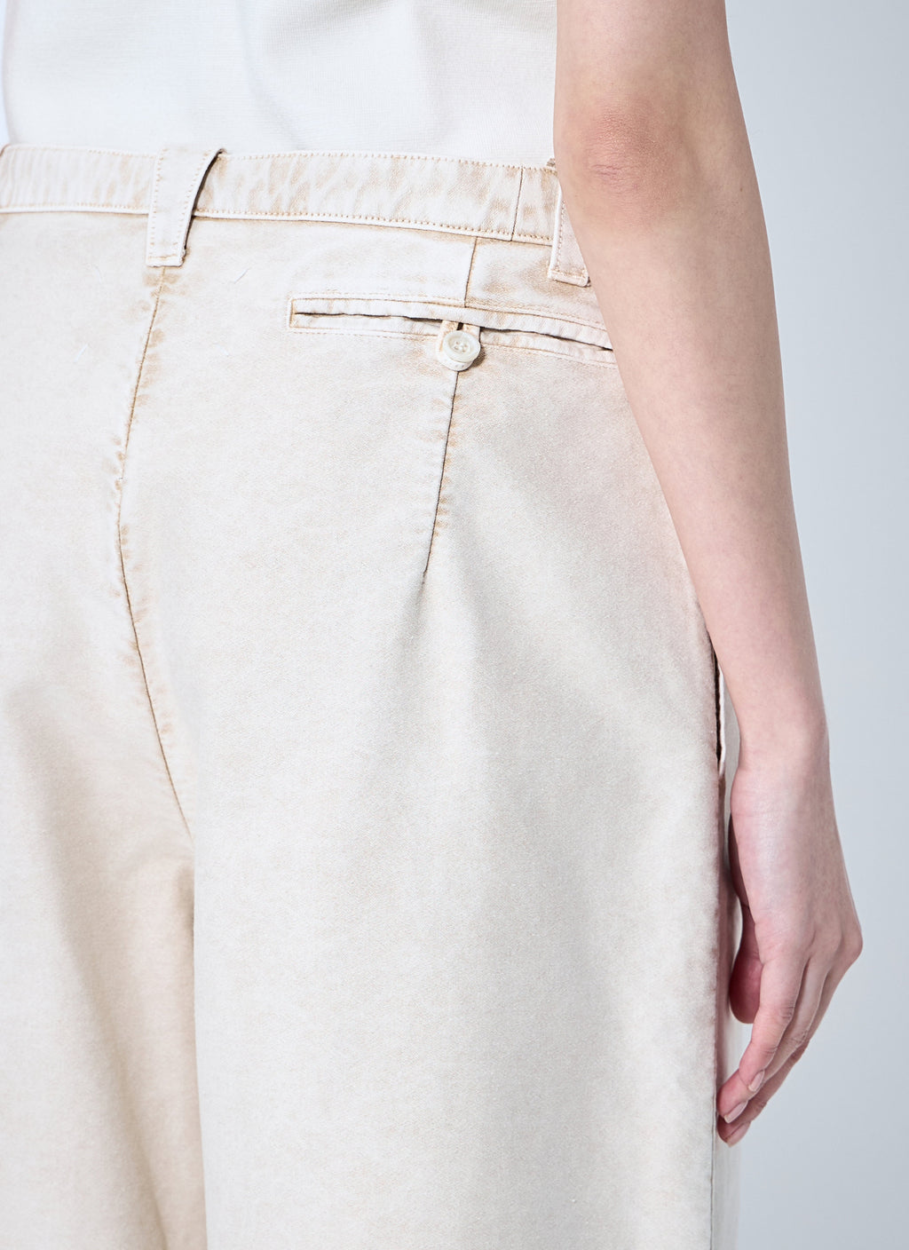Maison Margiela ladies Wide Leg Pants trousers slacks cream