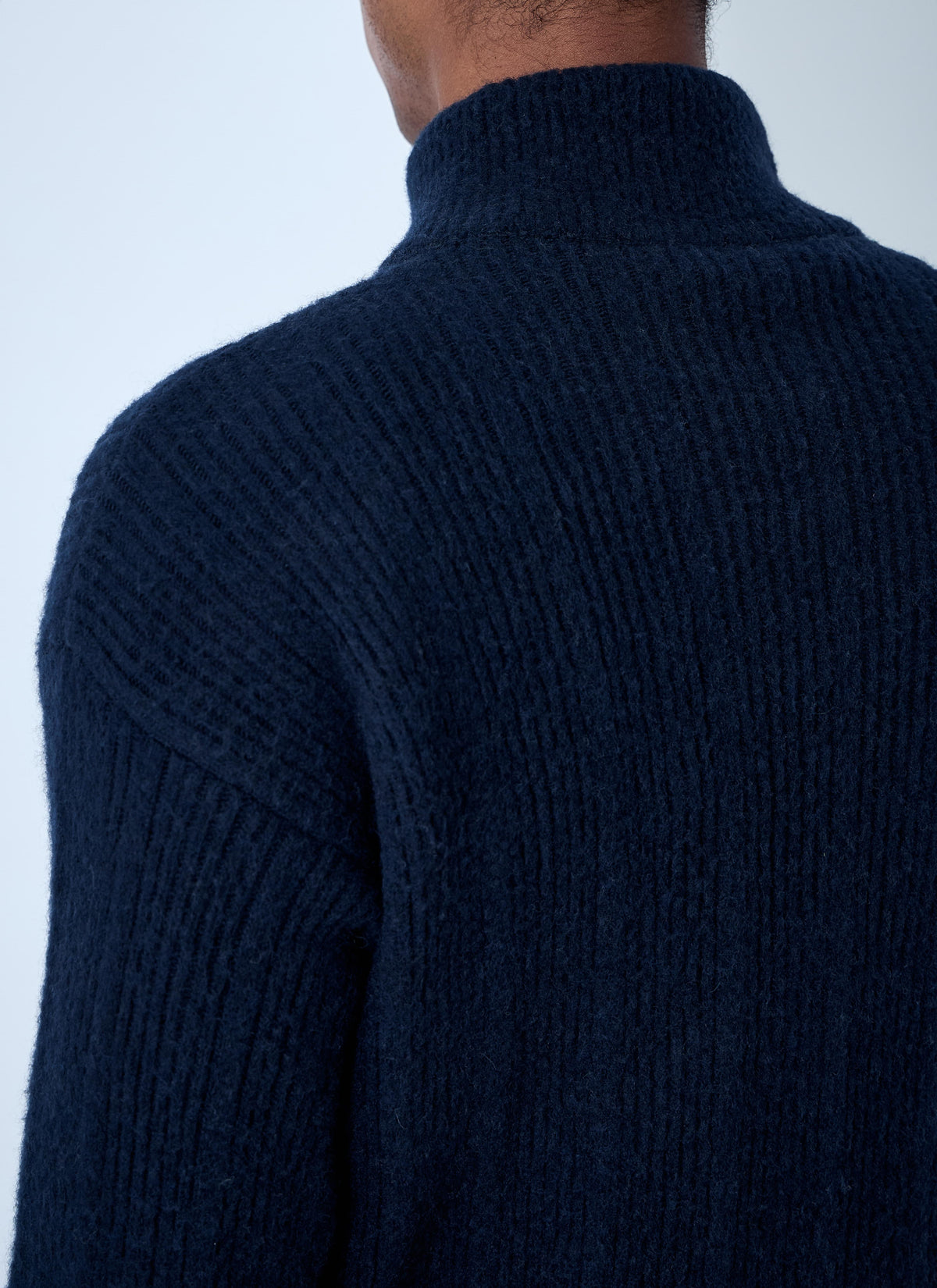 Marni Men's Logo Embroidery Sweater wool cashmere Navy