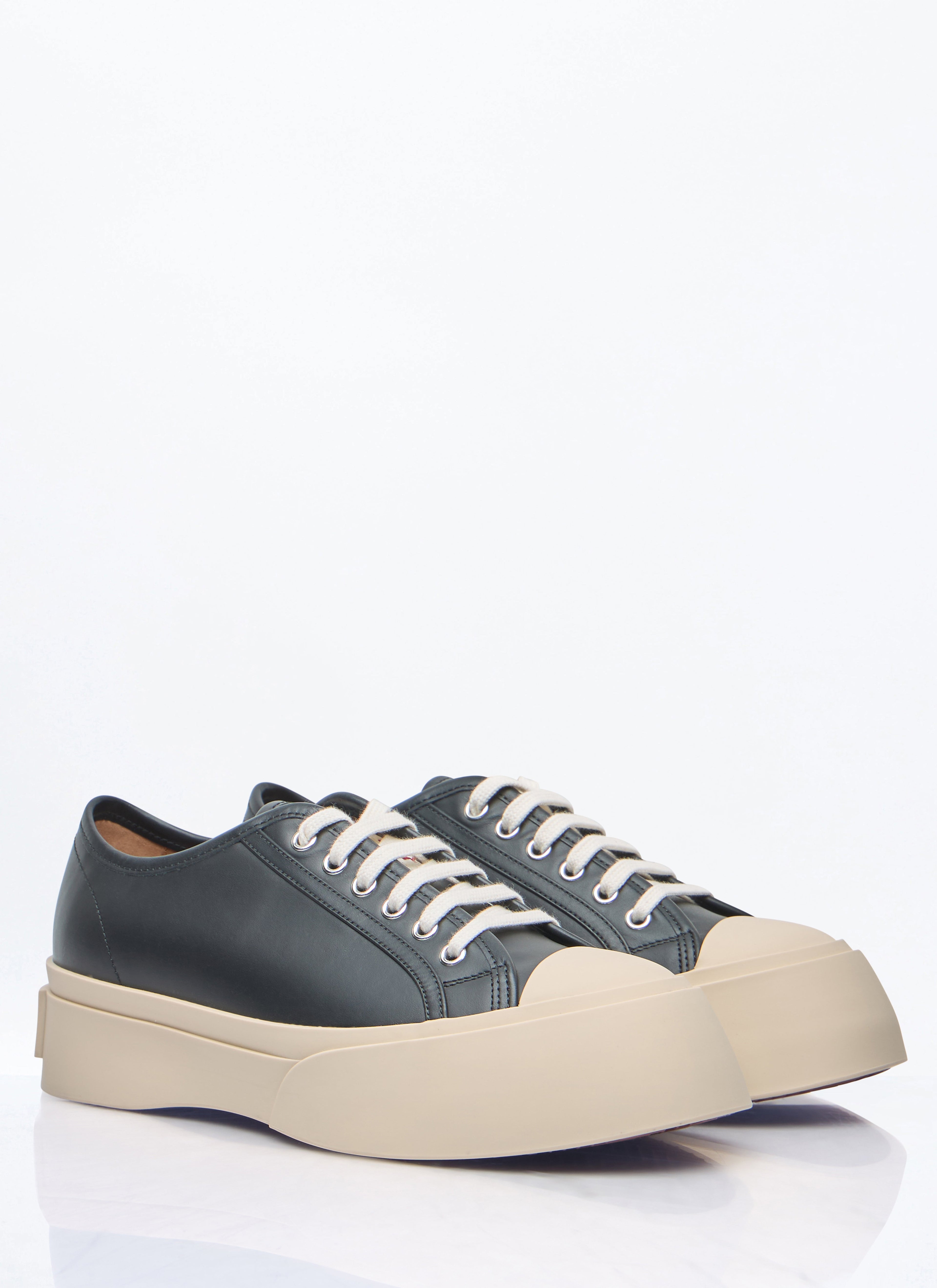 Marni ladies Pablo Lace-Up Sneakers shoes leather
