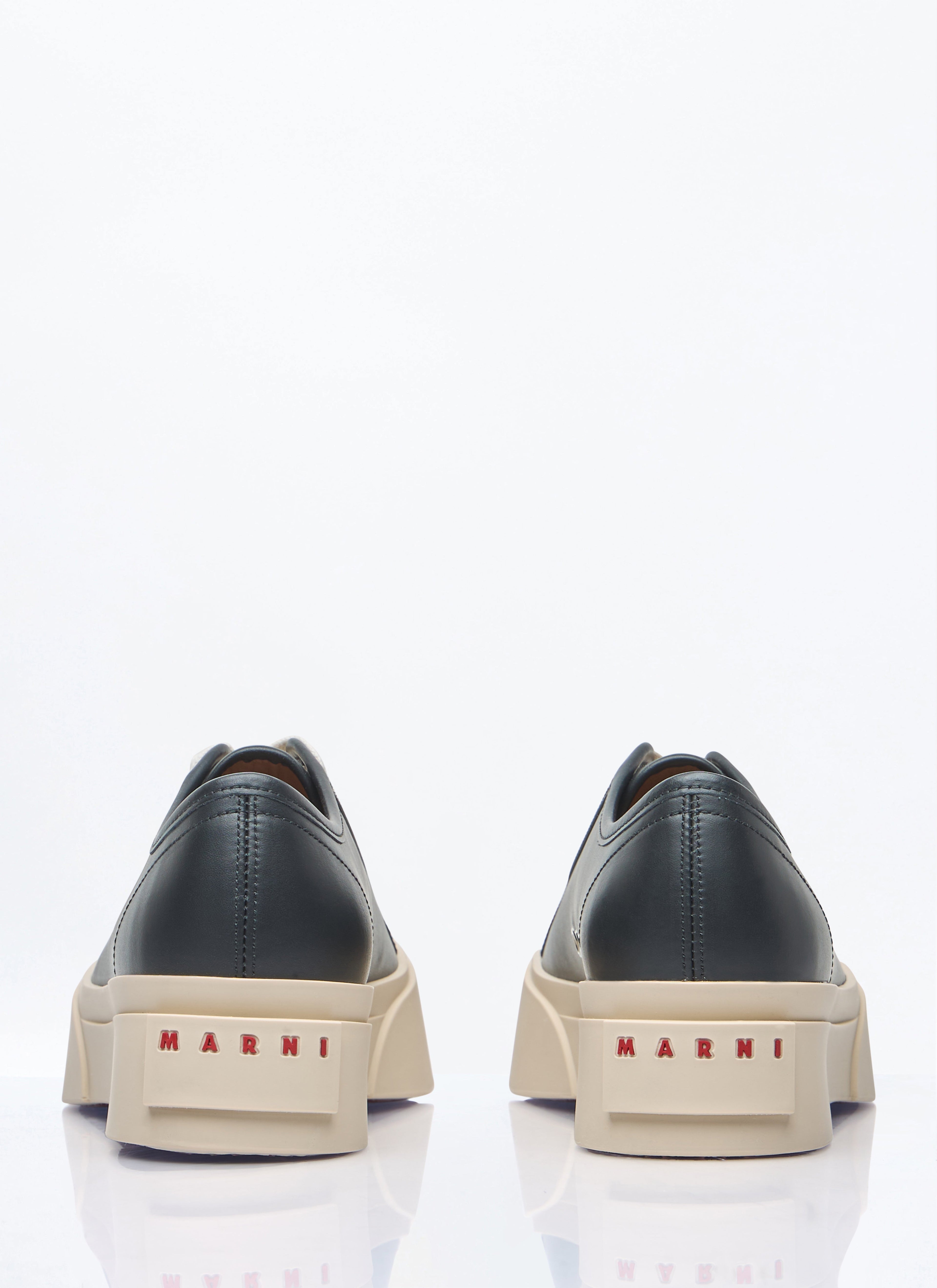 Marni ladies Pablo Lace-Up Sneakers shoes leather