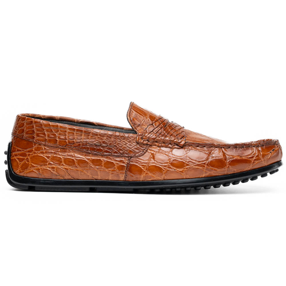 31-103-CGM MONZA Genuine Crocodile Driver, driving moc loafer shoes men's