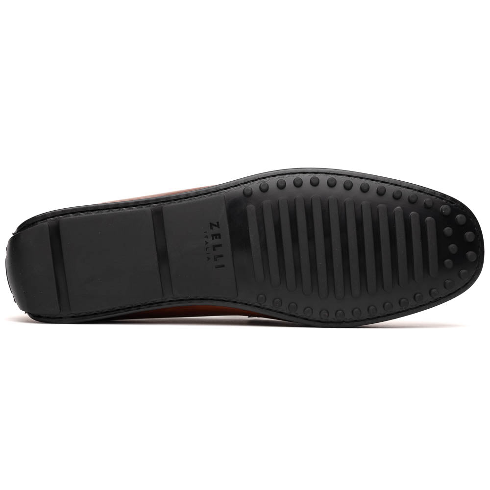 35-115-CGN MONZA Hand Burnished Italian Calfskin Driving Loafers shoes men's