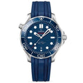 Omega Men's Seamaster watch blue sapphire water resistant luxury