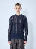 Our Legacy Men's Formal Sweater navy crewneck pullover