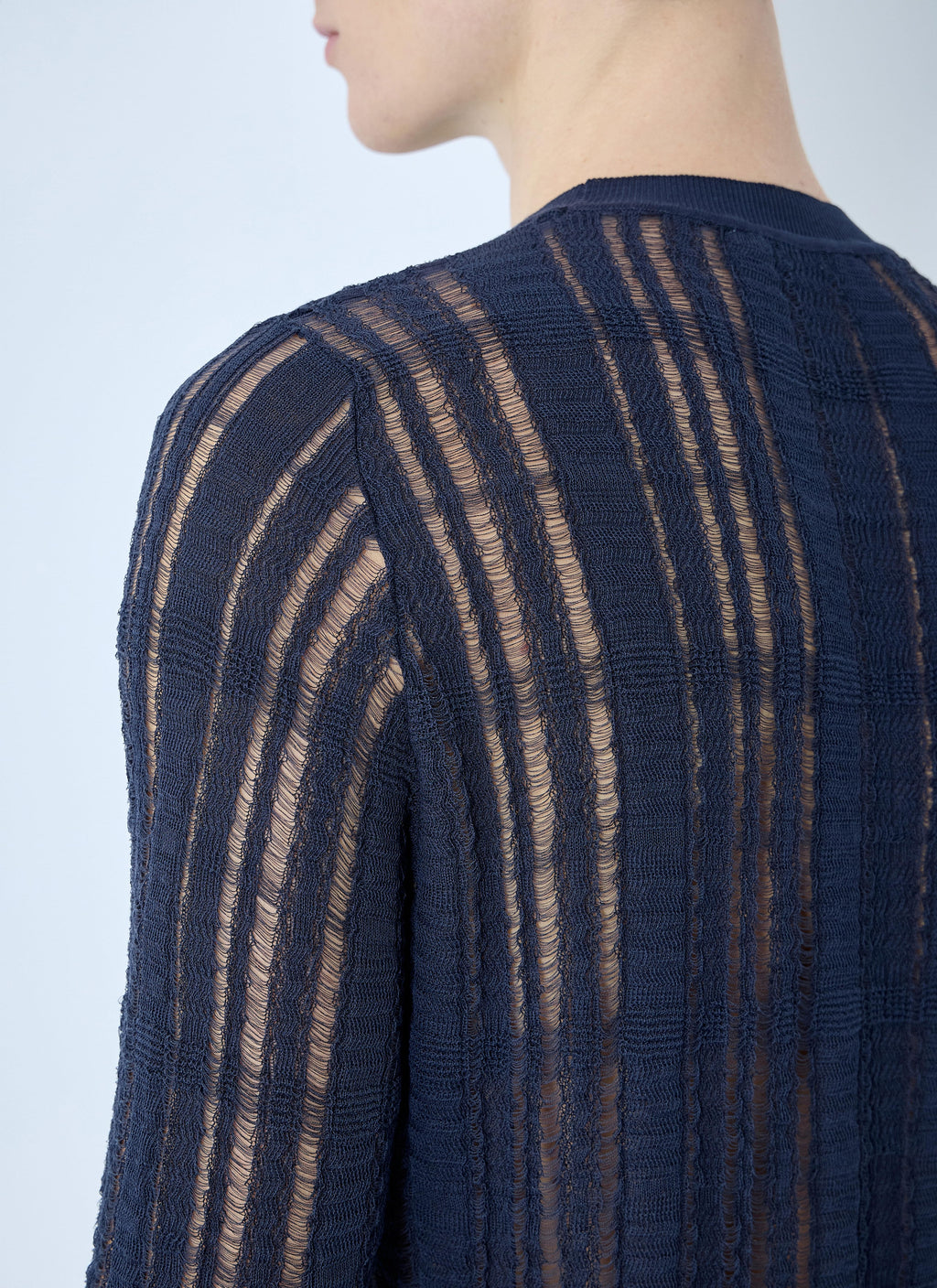 Our Legacy Men's Formal Sweater navy crewneck pullover