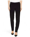 Krazy Larry P21 Microfiber Straight Leg Pant - Black Stretch Slacks Trousers