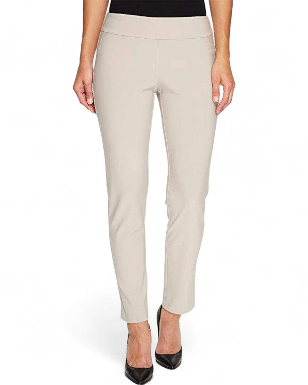 Krazy Larry P21 Microfiber Straight Leg Pant - Sand Slacks Trousers