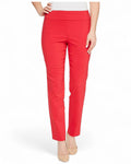 Krazy Larry P507 Pull on Pant - Red Tummy Control Straight