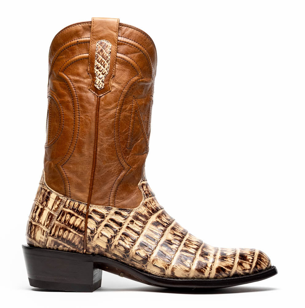 Phoenix Stone Orix men's Genuine Caiman belly skin boots