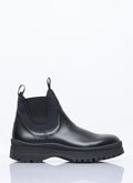 Prada Men's Blixxen Boots leather lug sole casual