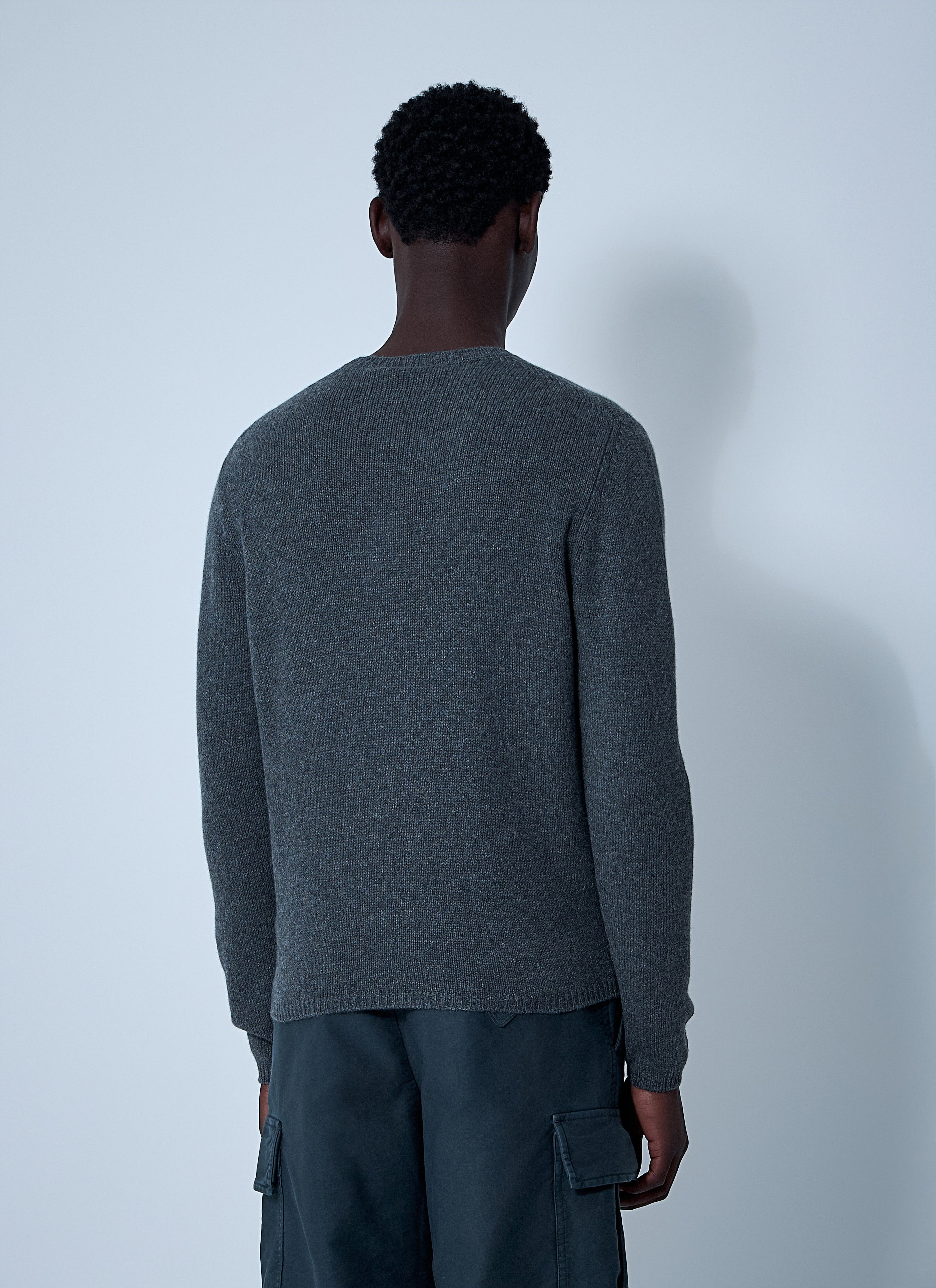 Prada Men's Cashmere Sweater blue pullover crew neck