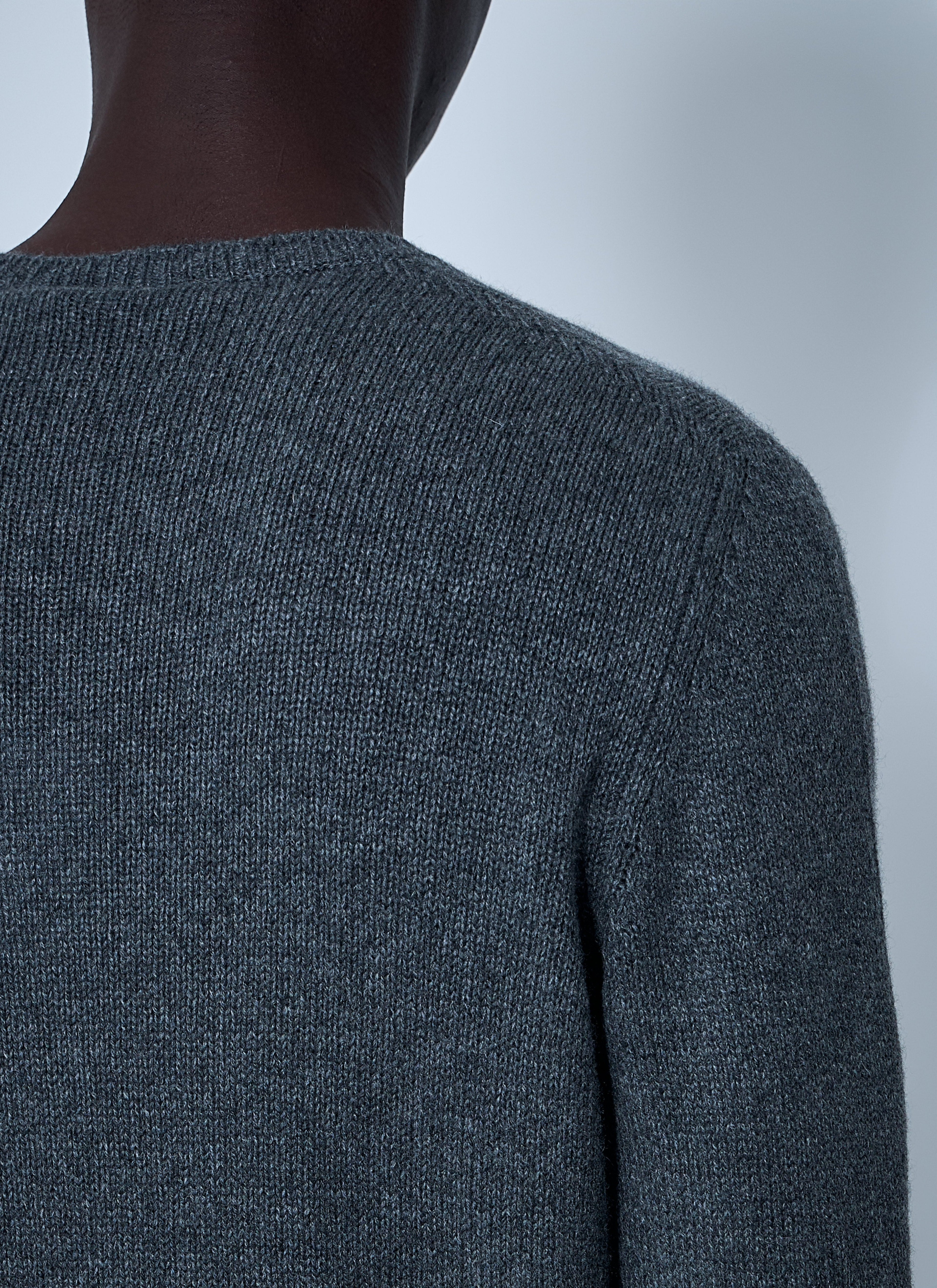 Prada Men's Cashmere Sweater blue pullover crew neck