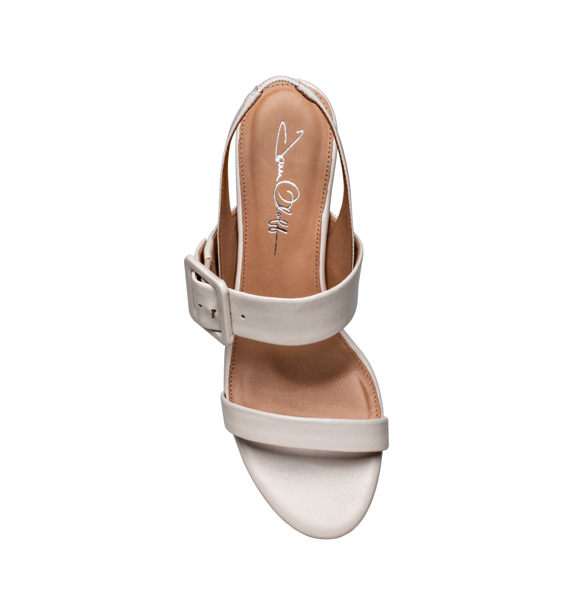 Greyson Off White Luxury Kid Nappa Leather Sandals Heels Shoes Joan Oloff