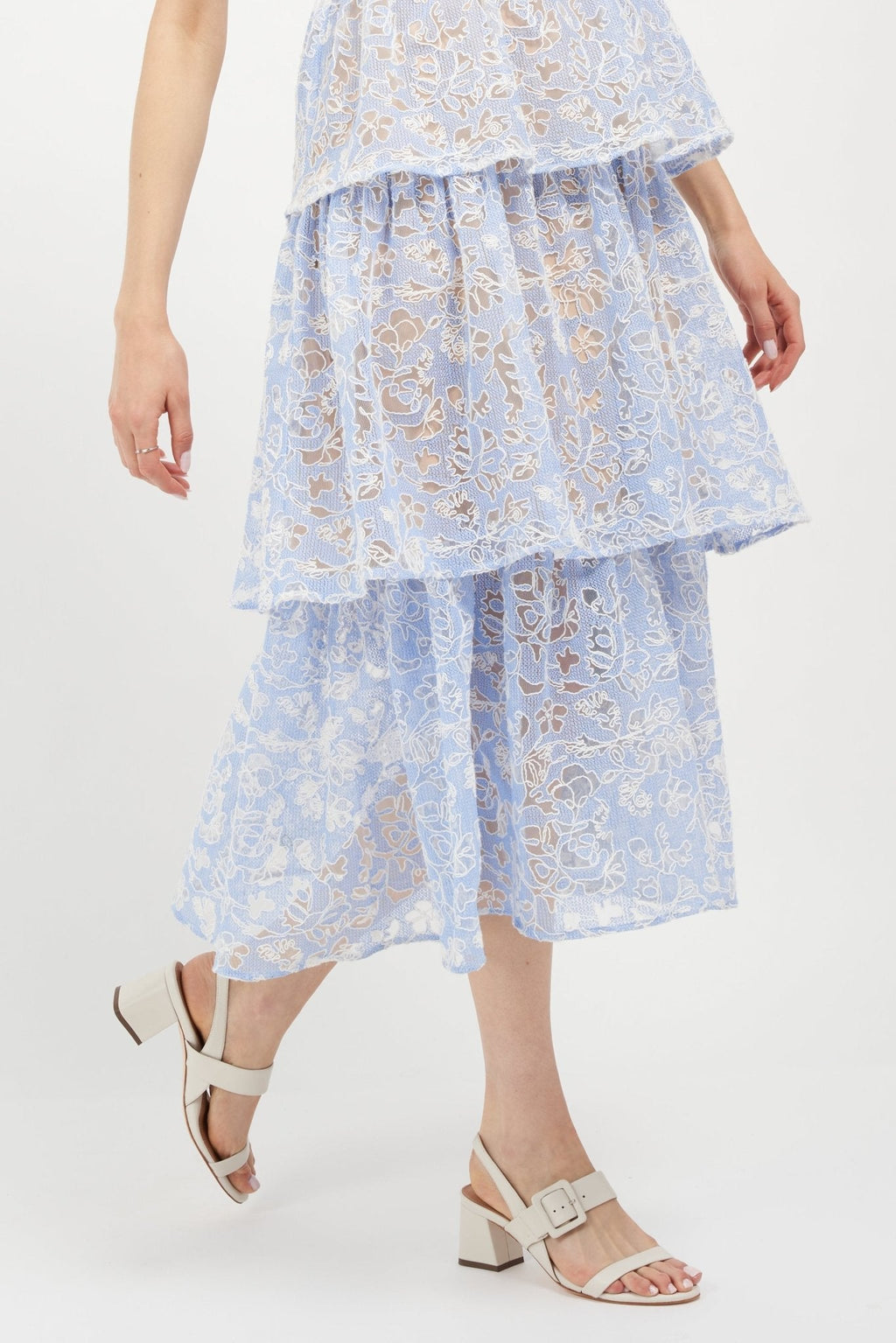 Greyson Off White Luxury Kid Nappa Leather Sandals Heels Shoes Joan Oloff