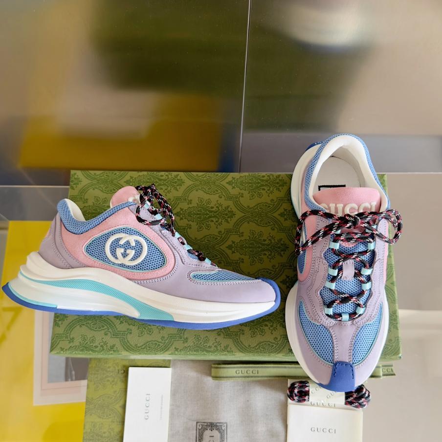 Gucci ladies trainers sneakers blue pink 41 43 tennis shoes running