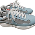 Prada shoes sneakers 43 men's gray light blue