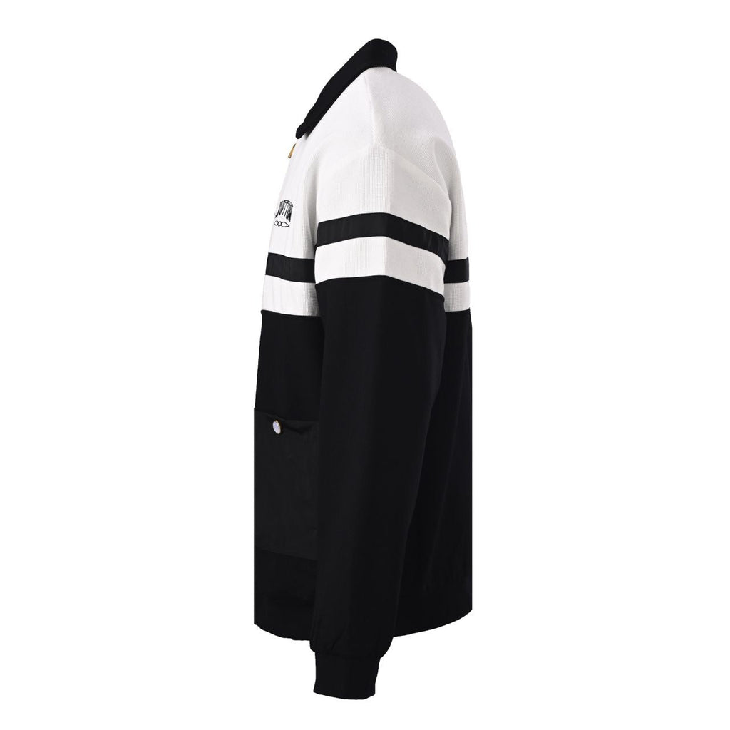 LV tracksuit jacket pants men's black white Size-XL