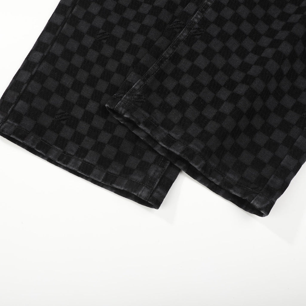 LV BLACK DENIM JEANS 34 X 32 Louis Vuitton men's Damier
