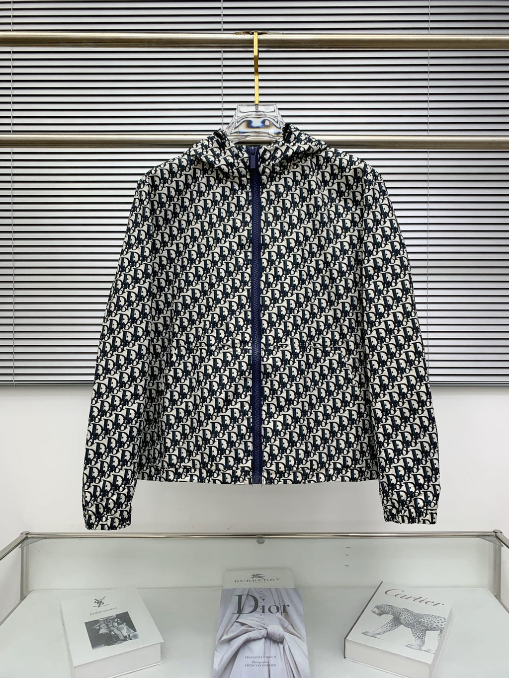Christian Dior Jacket Size-Large unisex navy ivory