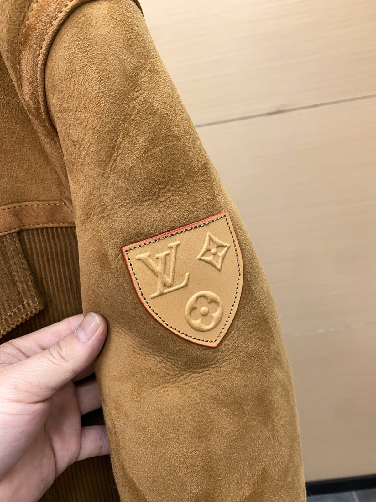 LV Pilot Shearling Jacket Coat lambs wool Men's Unisex