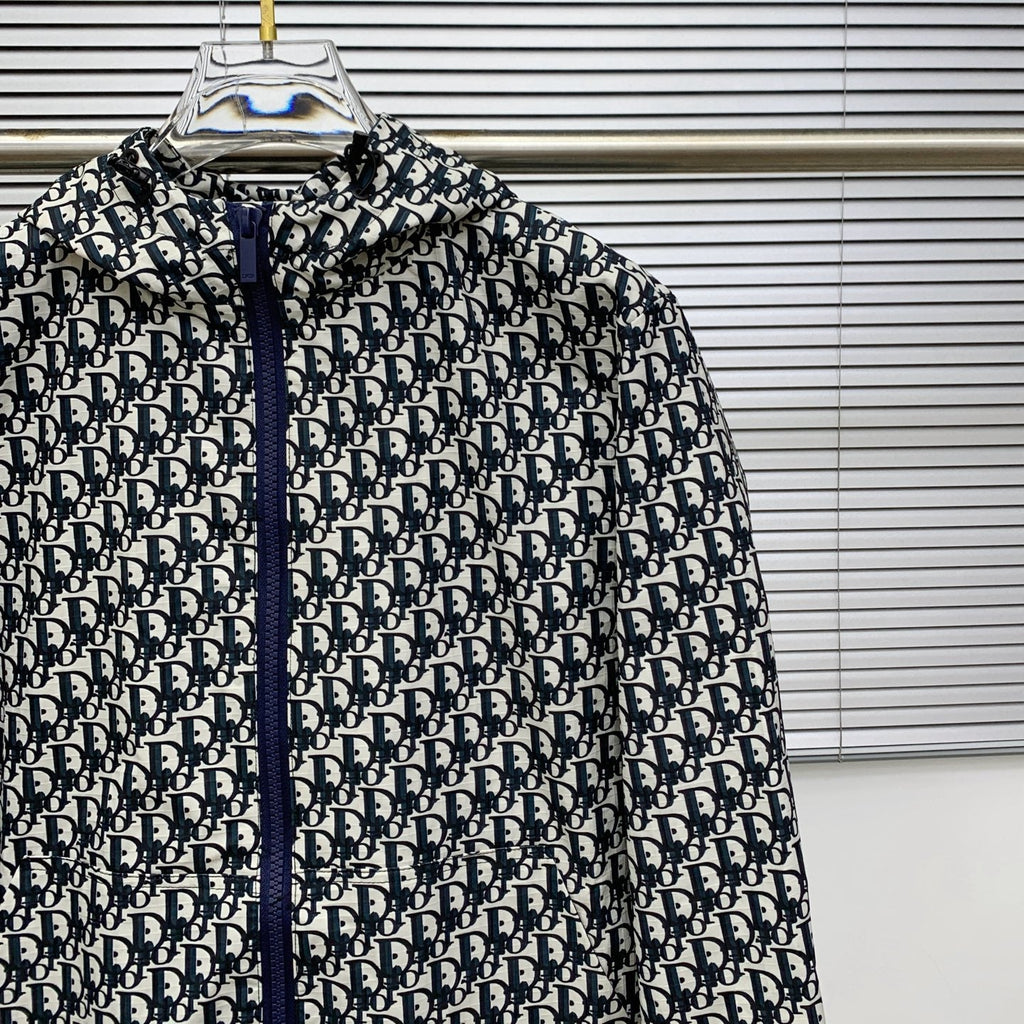 Christian Dior Jacket Size-Large unisex navy ivory