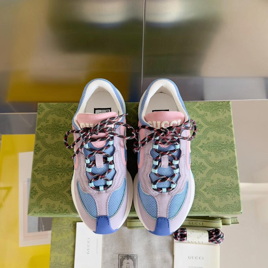 Gucci ladies trainers sneakers blue pink 41 43 tennis shoes running